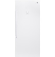 White upright freezer with recessed handle and smooth finish in Freezers & Ice Makers at Hartville Hardware