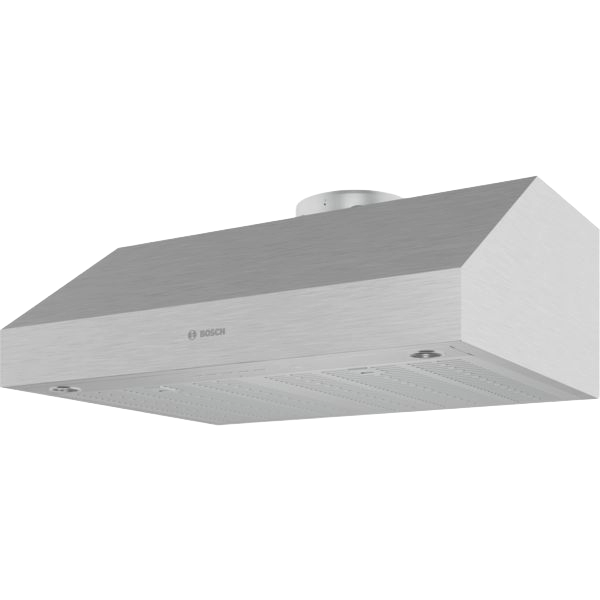 Sleek stainless steel undercabinet range hood with dishwasher-safe mesh filters for kitchen ventilation and home improvement