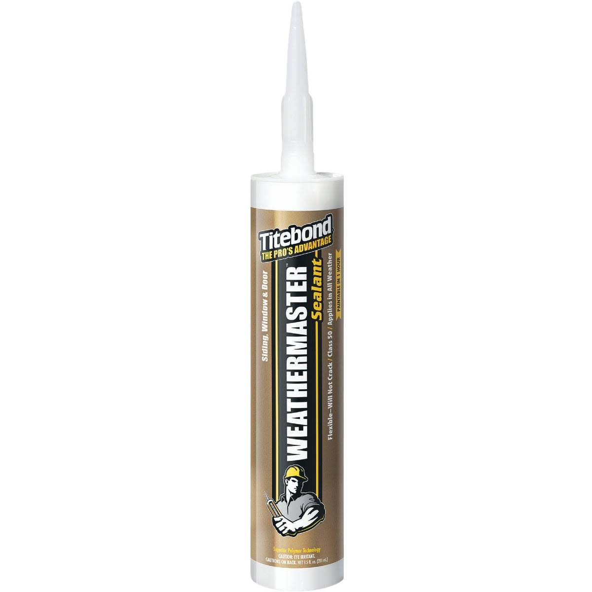 Clear polymer sealant tube designed for weatherproofing and sealing in tools and home improvement projects