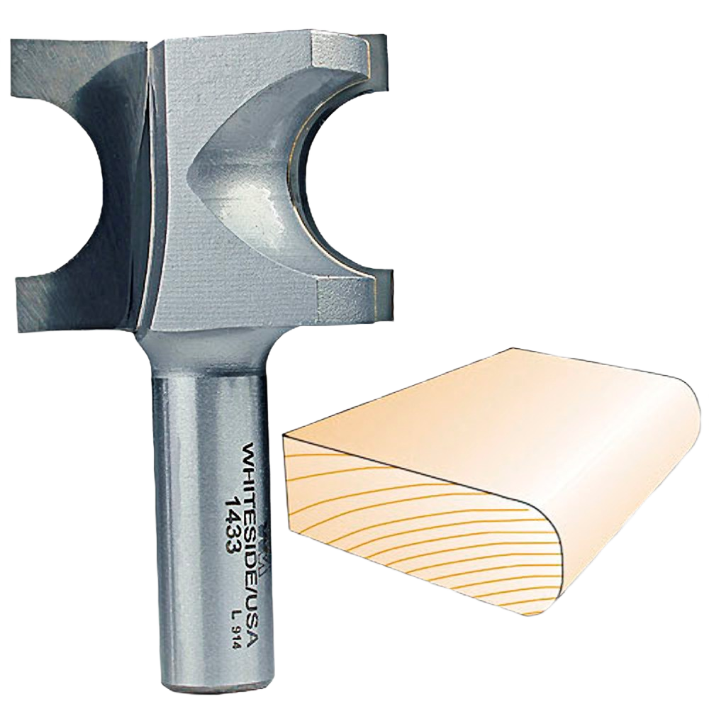 High-quality Whiteside bull nose router bit for rounded edges on wood in Tool Accessories and Power Tool Accessories collections
