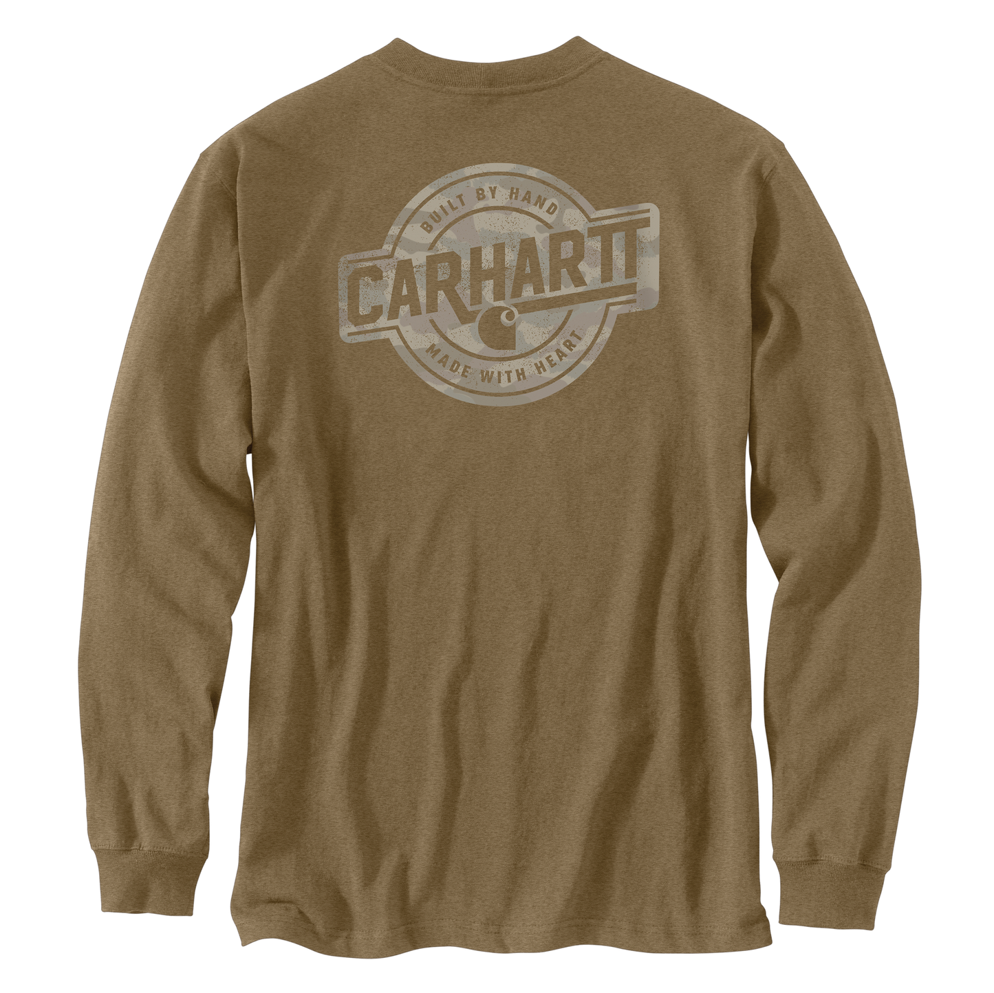 Carhartt Men's Irvine Relaxed Camo Badge Long Sleeve T-Shirt