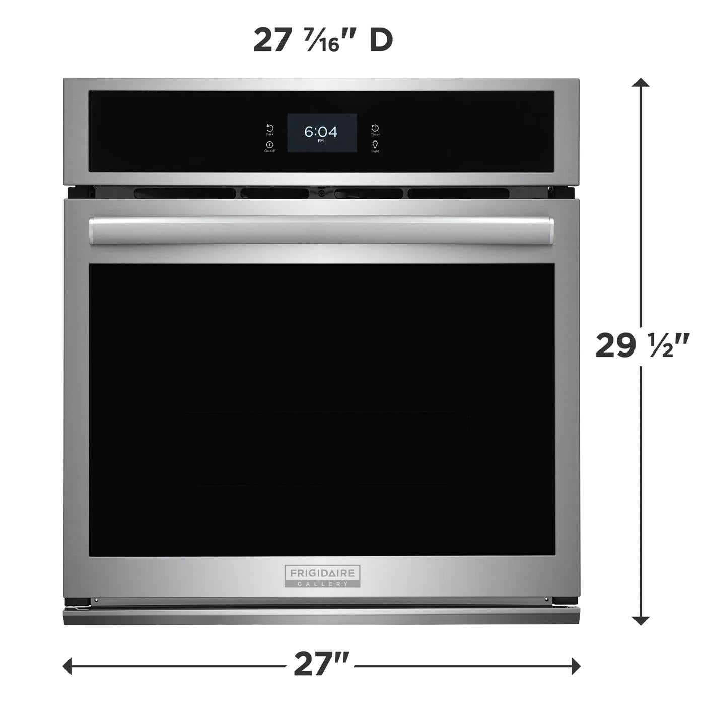 27" Single Electric Wall Oven with Total Convection