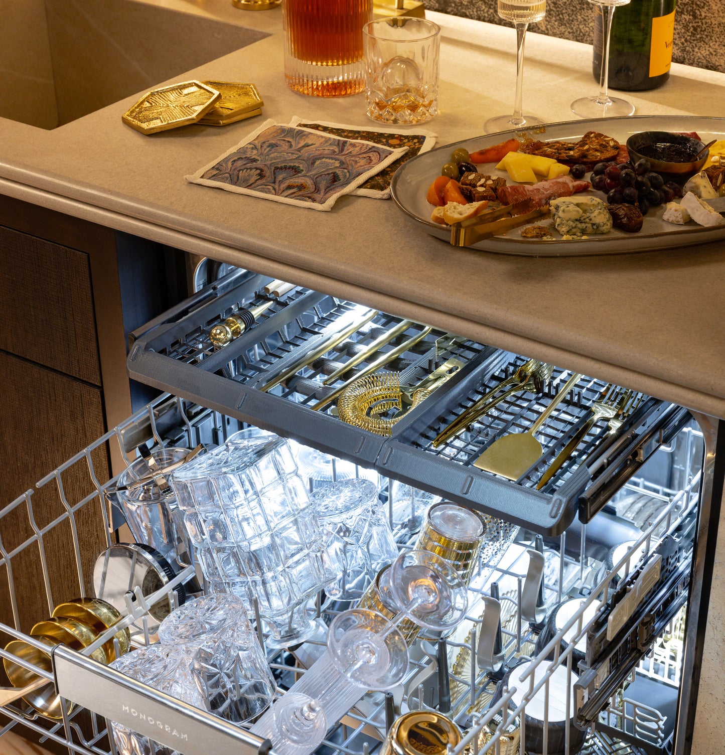 Monogram 24" Premium Fully Integrated Dishwasher - Stainless Steel