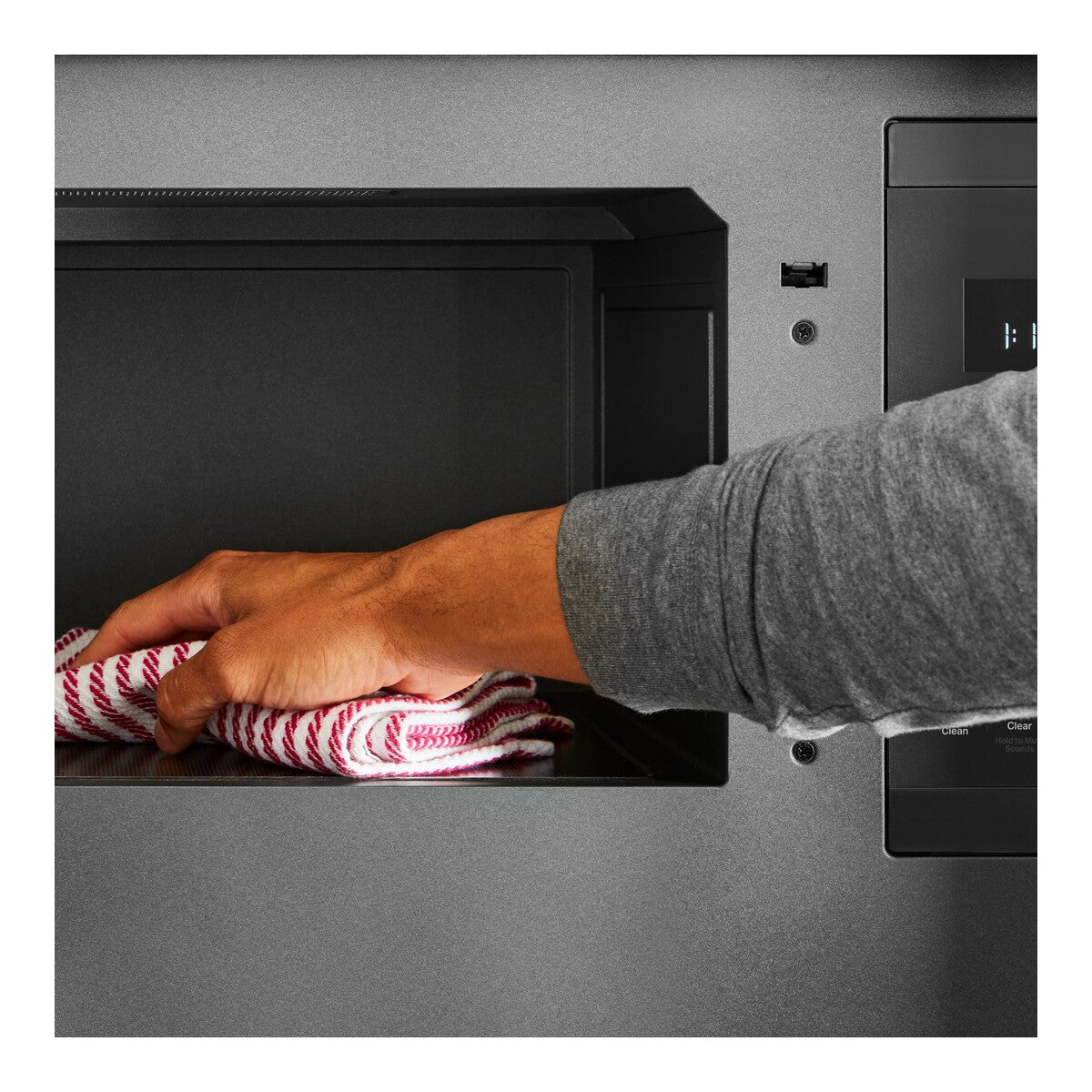 Over-The-Range Microwave with Flush Built-In Design