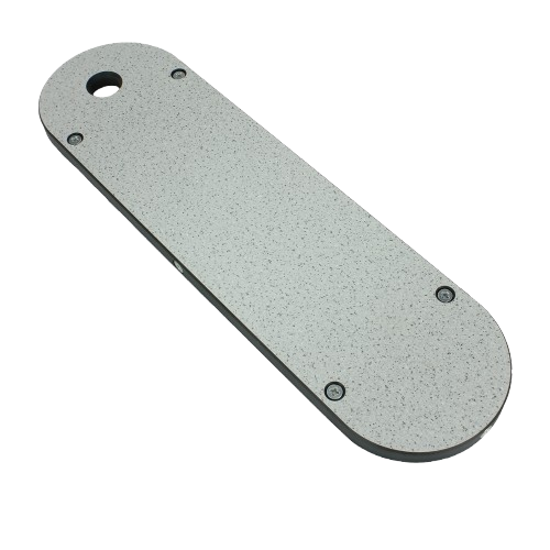 High-density phenolic zero clearance insert for table saws, enhancing precision and safety in tool accessories.