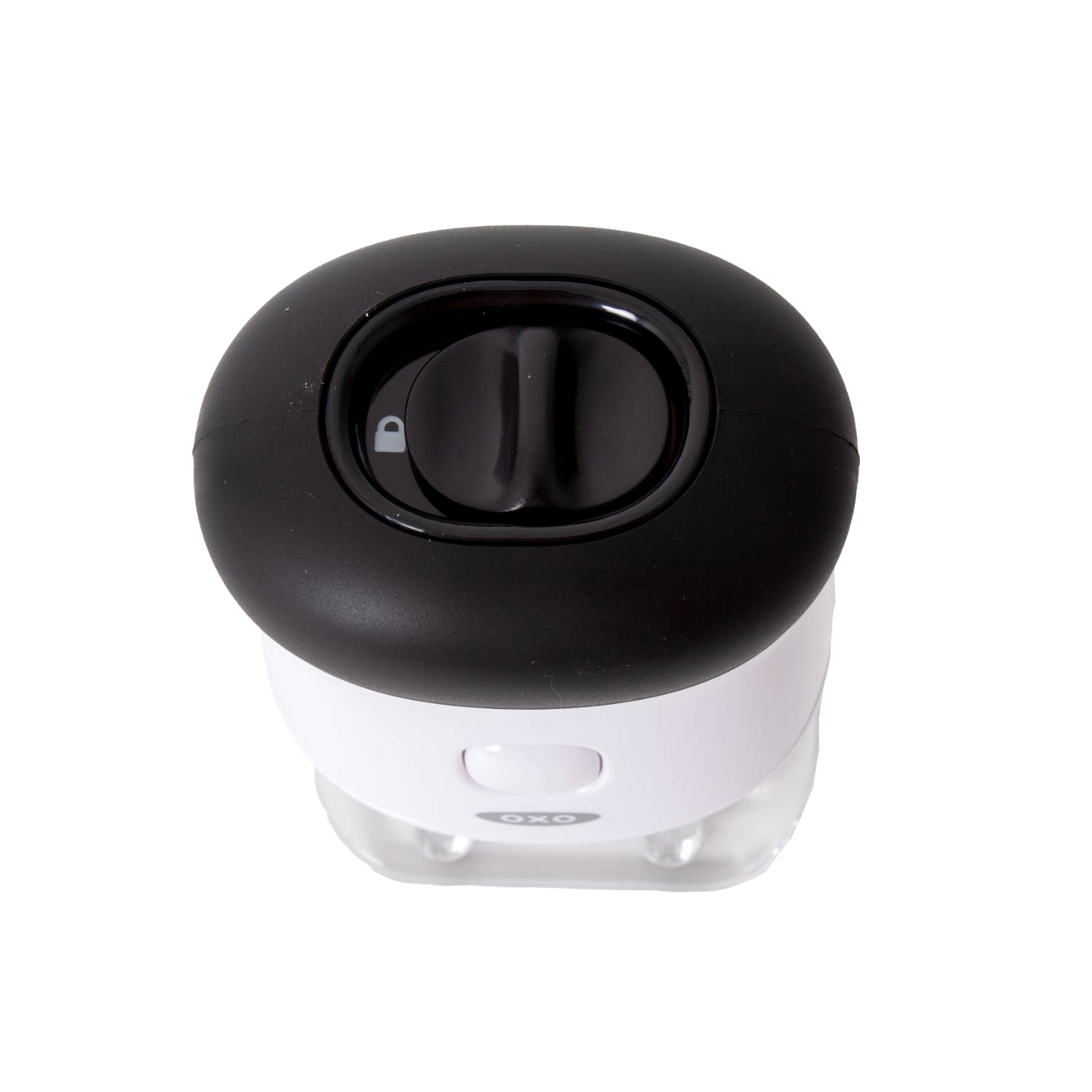 Compact white and black handheld meat tenderizer tool with sharp blades, part of kitchen utensils under $50 collection