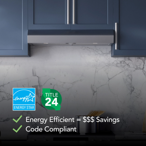 30" Under-Cabinet Range Hood, 350 MAX Blower CFM, 2 Speed