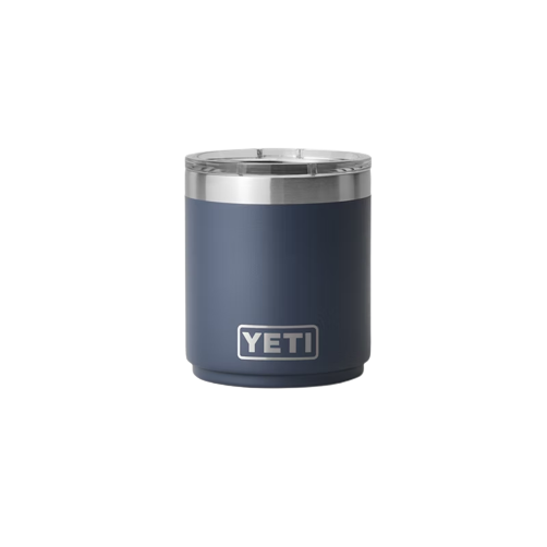 Blue stainless steel insulated lowball tumbler with clear spill-resistant lid for drinkware under $100 in kitchenware and tableware