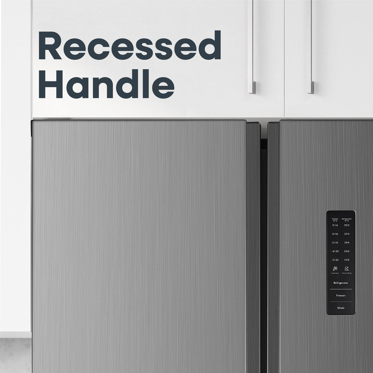 Element Electronics 18.8 cu. ft. Side-by-Side Refrigerator - Stainless Steel (ERX19FDS)