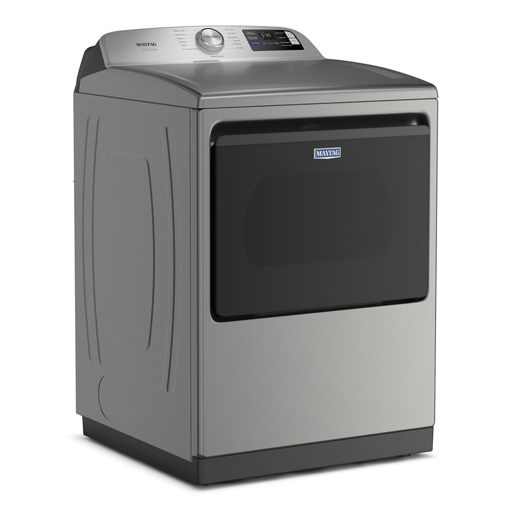 Stainless steel top load electric dryer with digital controls in electric dryers and appliances collection
