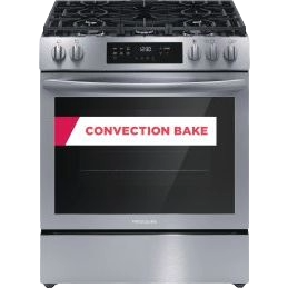 30" Front Control Gas Range with Convection Bake