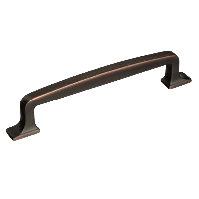 Oil-rubbed bronze cabinet pull with soft modern lines for hardware and furniture accessories under $50 collection