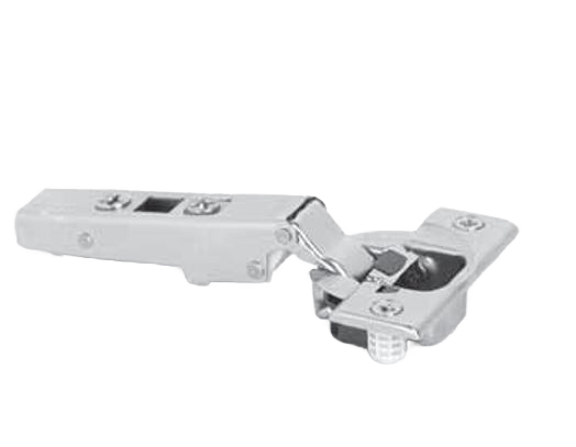 Metal cabinet hinge with soft-close feature designed for furniture and hardware home improvement projects