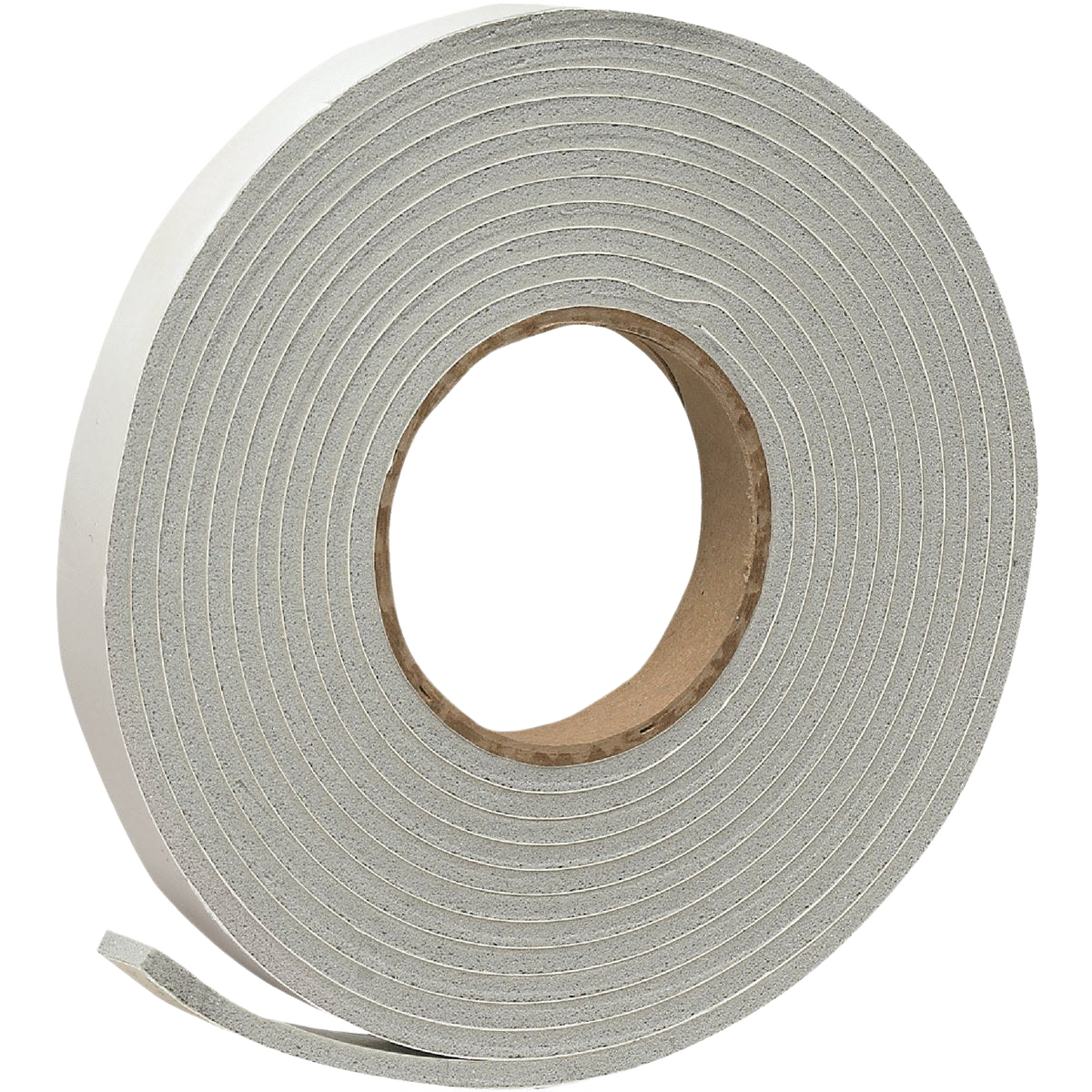 Gray vinyl foam weatherstrip tape roll for sealing doors and windows in home improvement hardware tools under $50 collection