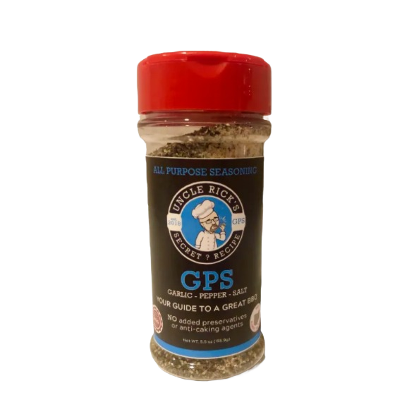 5.5 oz bottle of all-purpose garlic, pepper, and salt seasoning blend for grilling and outdoor cooking under $25