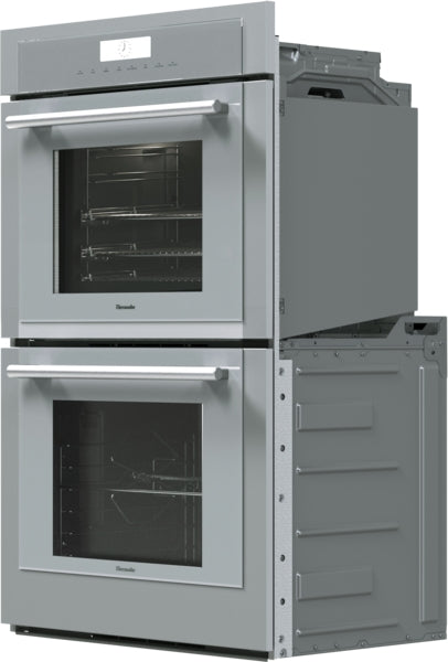 Stainless steel double steam wall oven with dual compartments from Thermador Double Wall Ovens collection