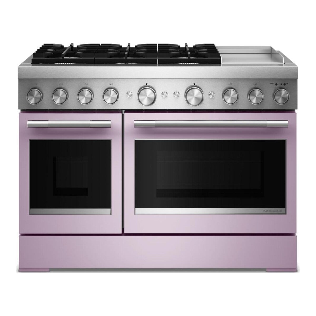 48-Inch 6 Burner Commercial-Style Dual Fuel Range with Griddle