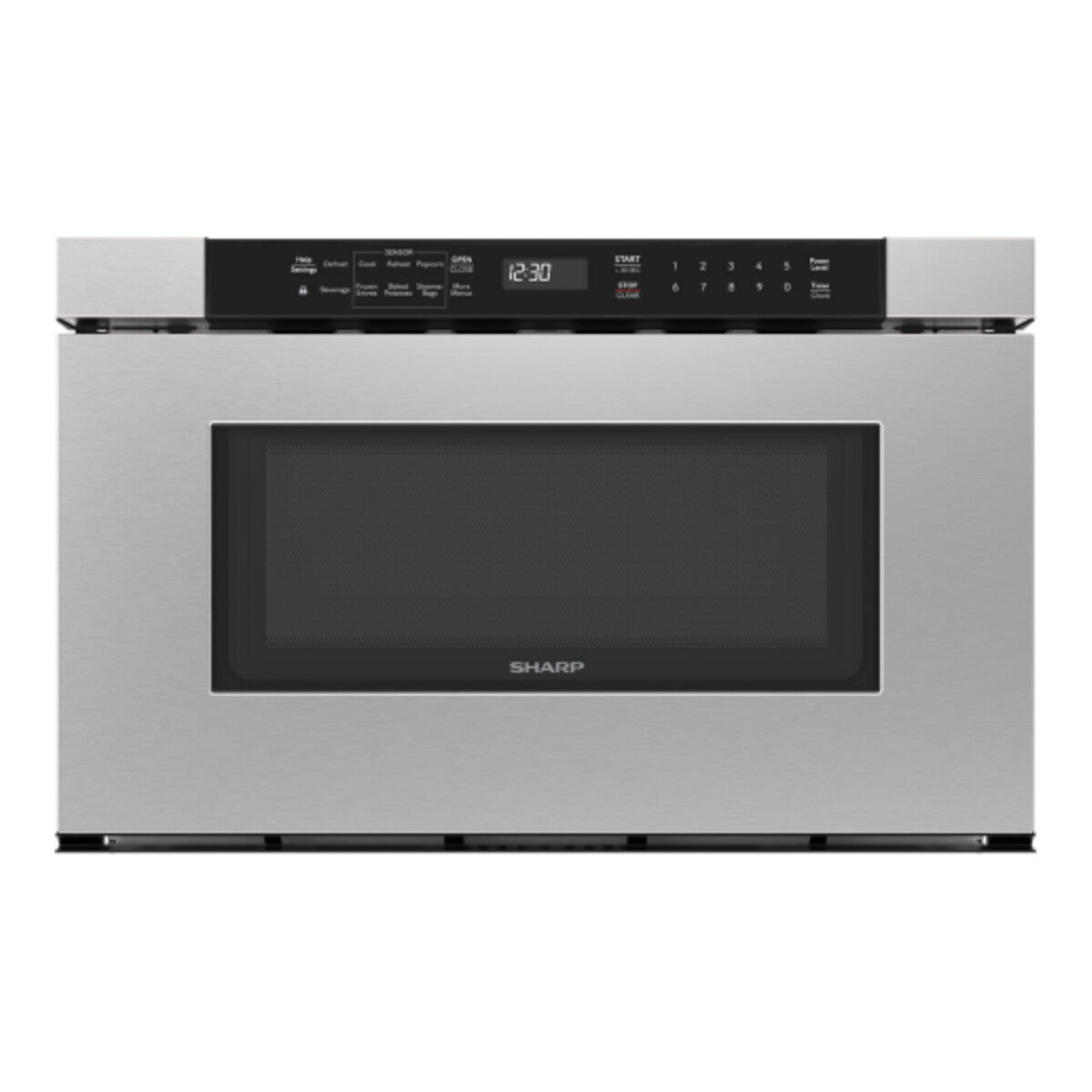 24" / 1.2 CF Microwave Drawer, Easy Touch Open, Black Keysheet