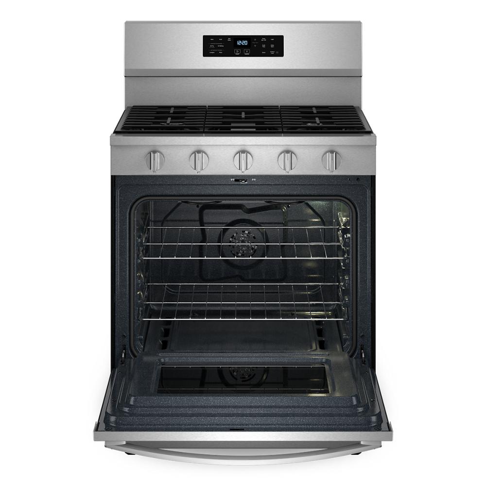 30-inch Gas Range with Air Cooking Technology, No Preheat Air Fry and Air Baking and Self Clean