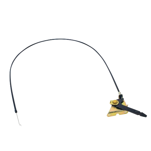 Throttle push pull cable with metal lever and flexible black housing for John Deere parts and lubricants collections under $50