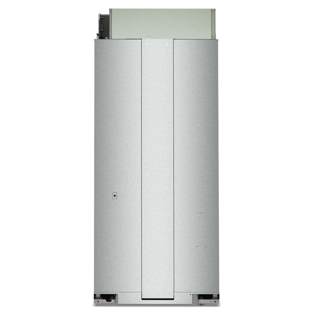 Built-in bottom mount refrigerator with stainless steel exterior designed for modern kitchens in appliances collection