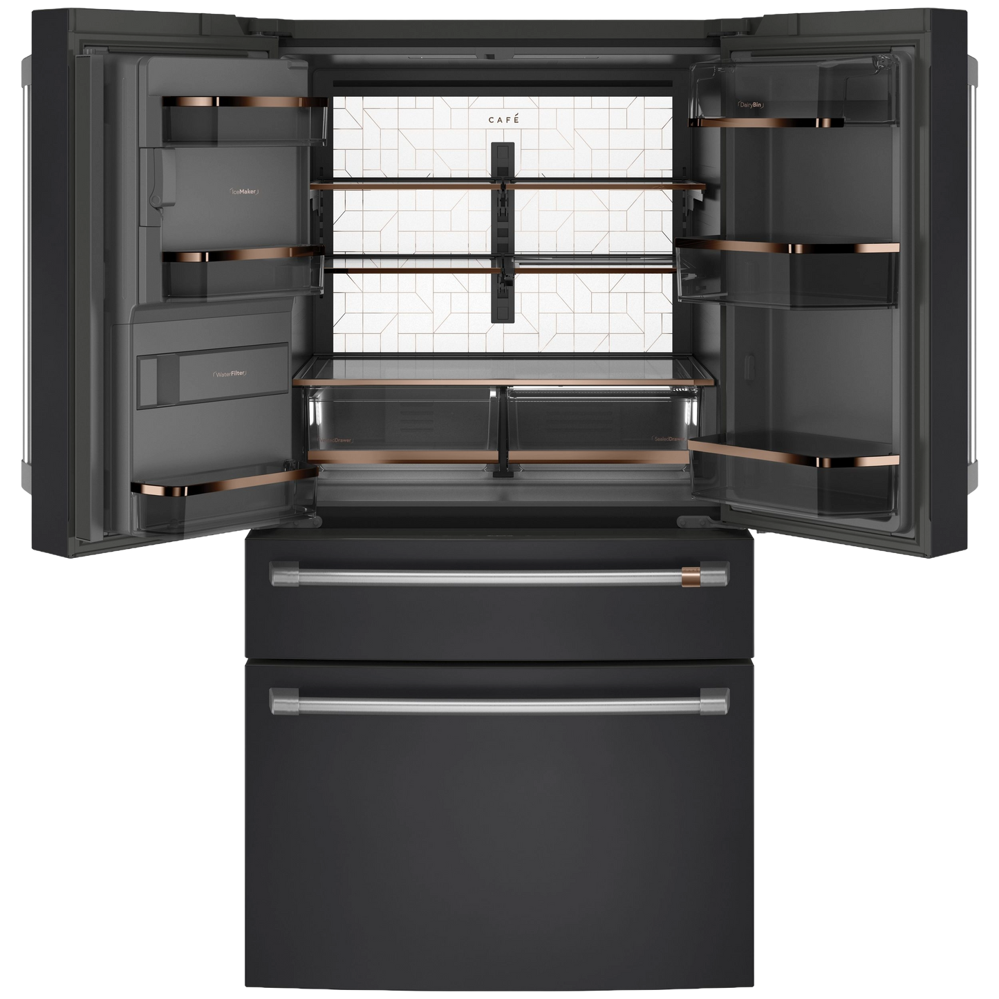 CAFÉ™ ENERGY STAR® 22.3 Cu. Ft. Smart Counter-Depth 4-Door French-Door Refrigerator