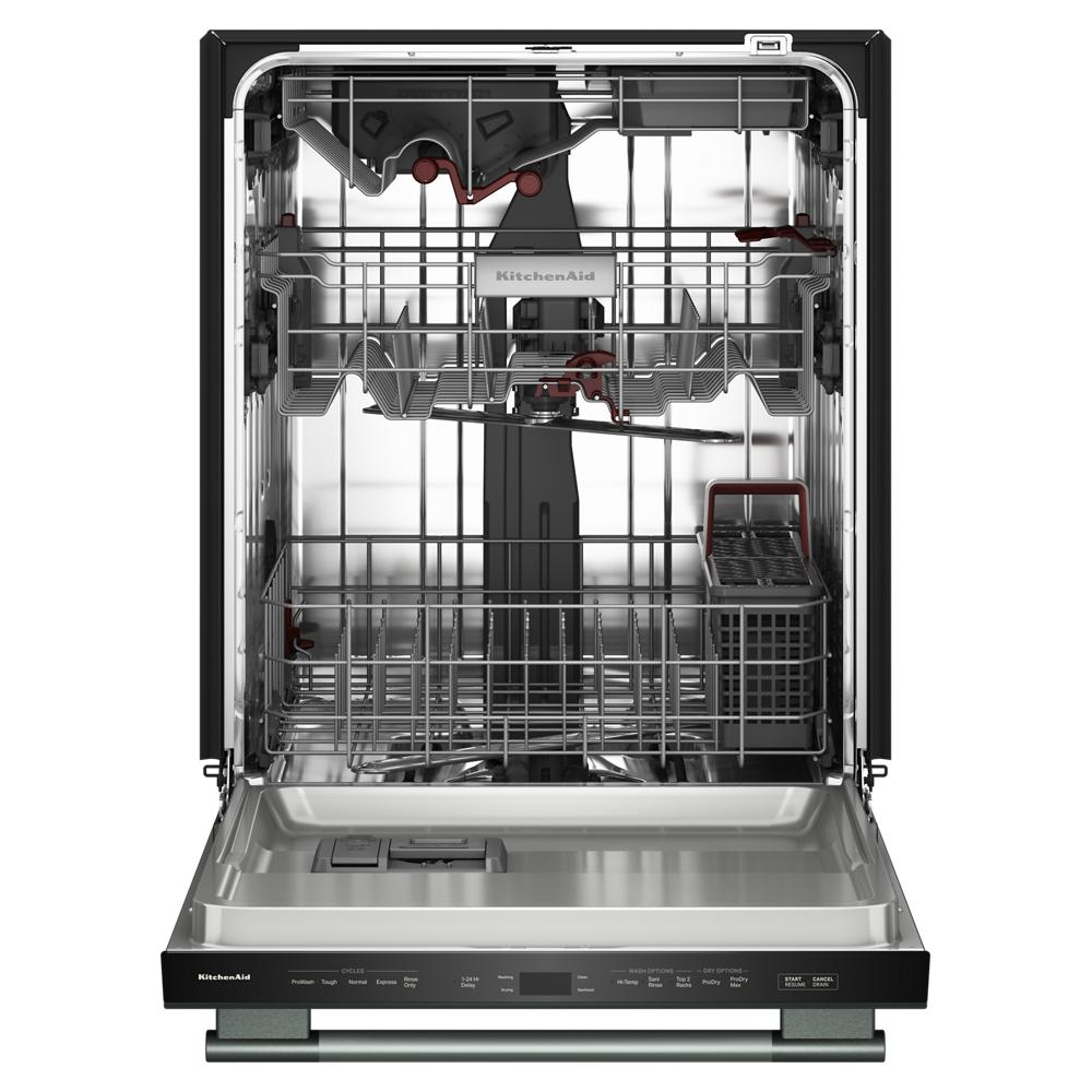 Open KitchenAid dishwasher with 360° Max Jets and third rack, stainless steel interior from Kitchen & Kitchenware collection