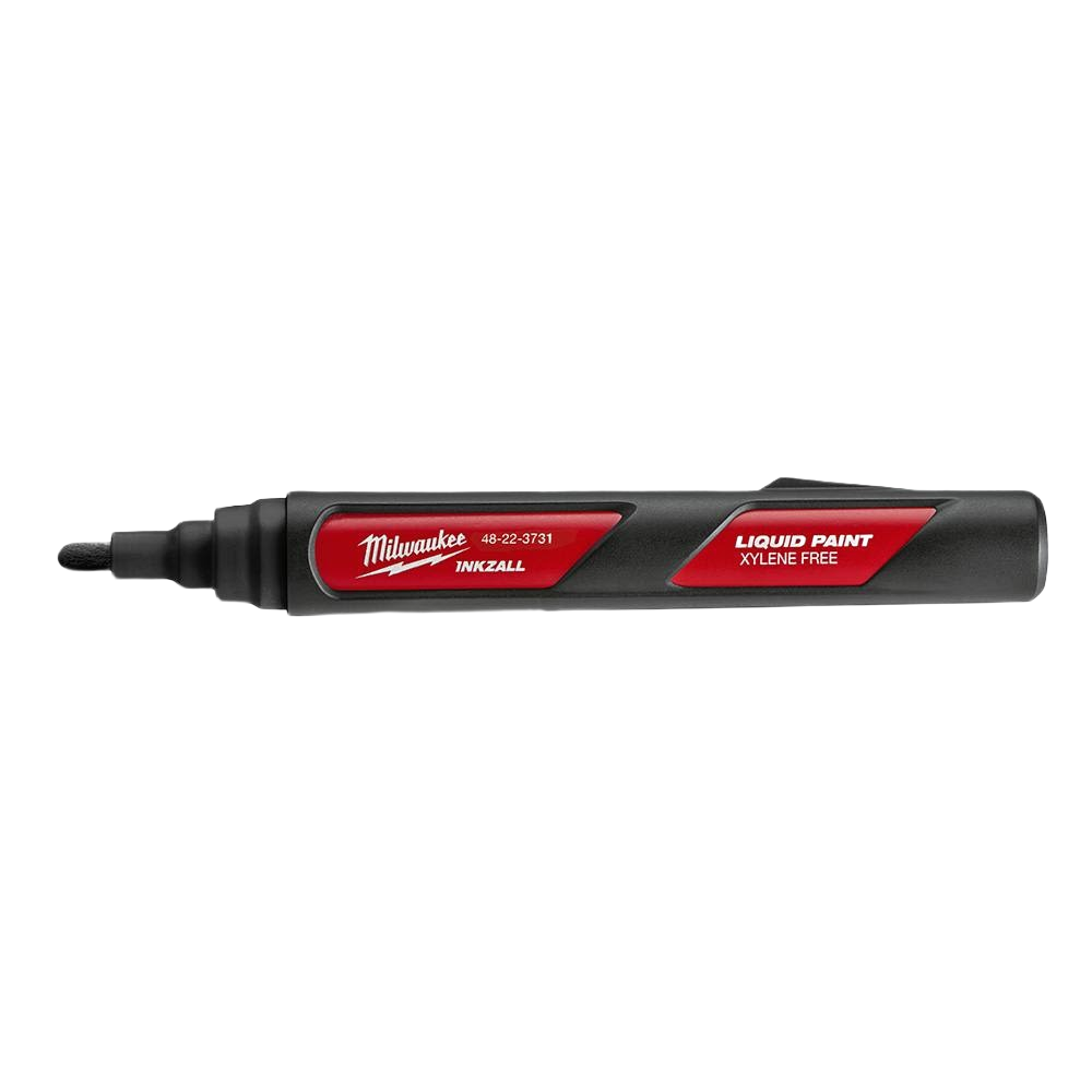Black and red liquid paint marker with durable acrylic nib for woodworking and hand tools under $50 collection