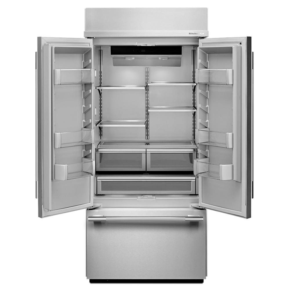 24.2 Cu. Ft. 42" Built-In French Door Bottom Mount Refrigerator with Platinum Interior