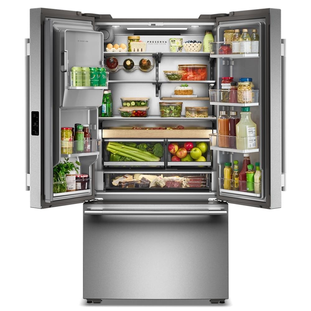24 Cu. Ft. 36-Inch Counter-Depth French Door Refrigerator with Exterior Ice and Water Dispenser in PrintShield® Stainless Steel