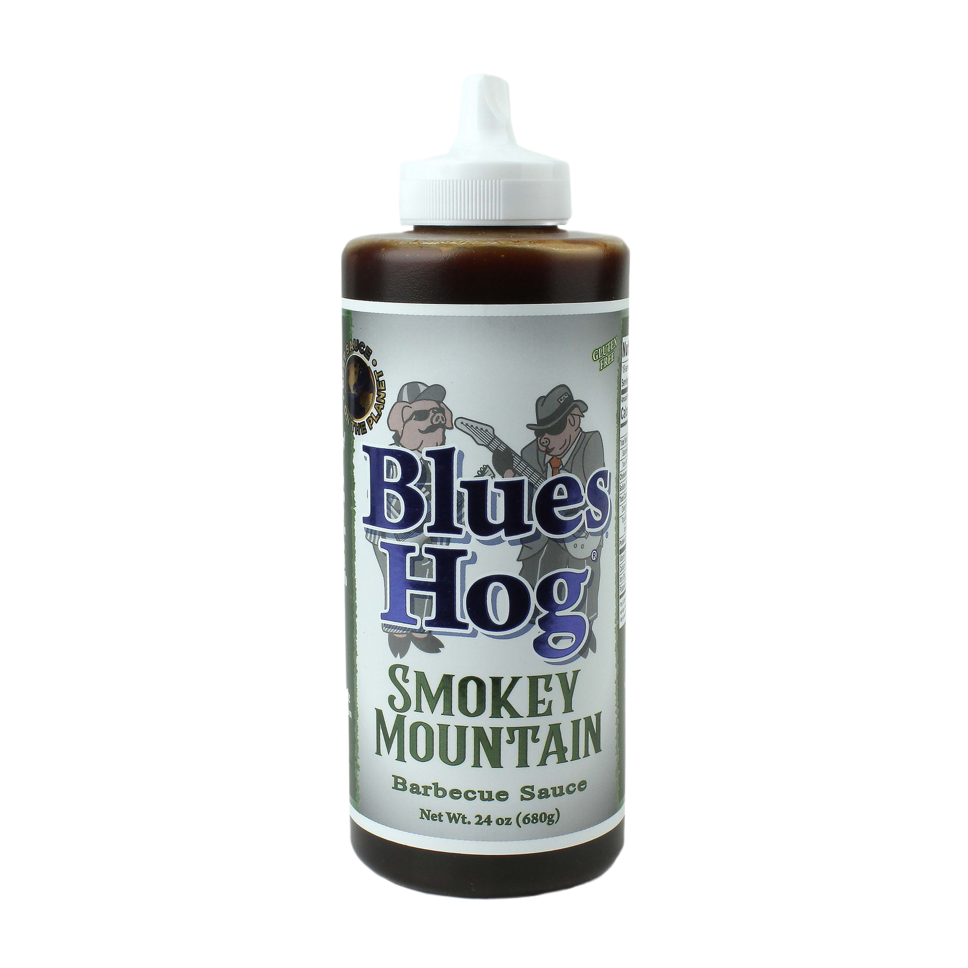 Bottle of Blues Hog Smokey Mountain gluten free barbecue sauce in grilling sauces and BBQ rubs collection under $50