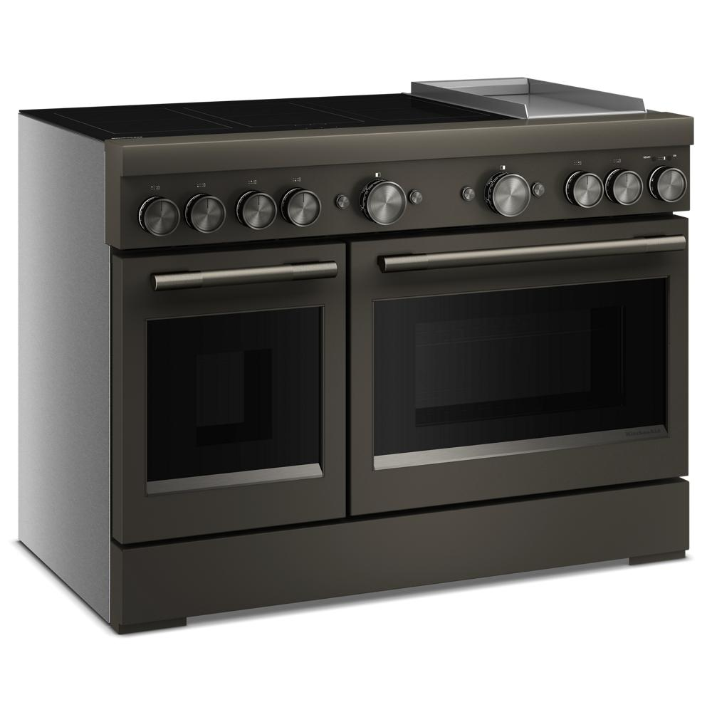 48-Inch 6-Element Induction Freestanding Commercial-Style Range with Griddle