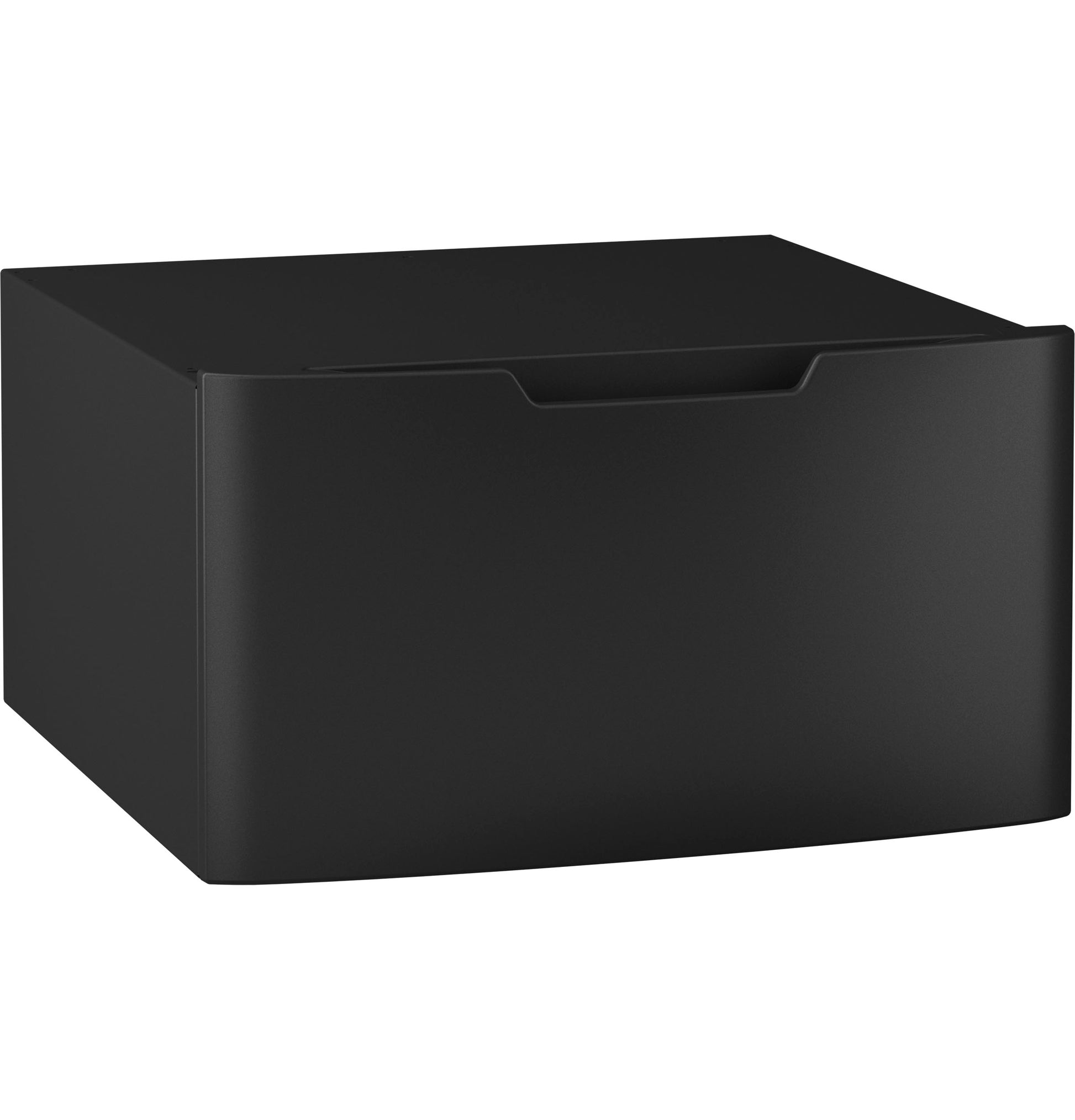 Black laundry pedestal drawer designed for washers or dryers in Appliance Parts & Accessories collection