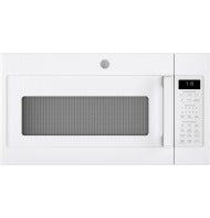 White over-the-range microwave with sensor controls and digital display in kitchen appliances and microwaves collection