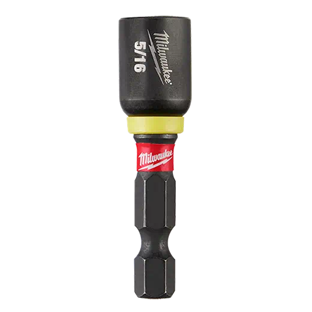 Heat-treated steel 5/16 magnetic nut driver with impact duty design for tool and power tool accessory use under $50