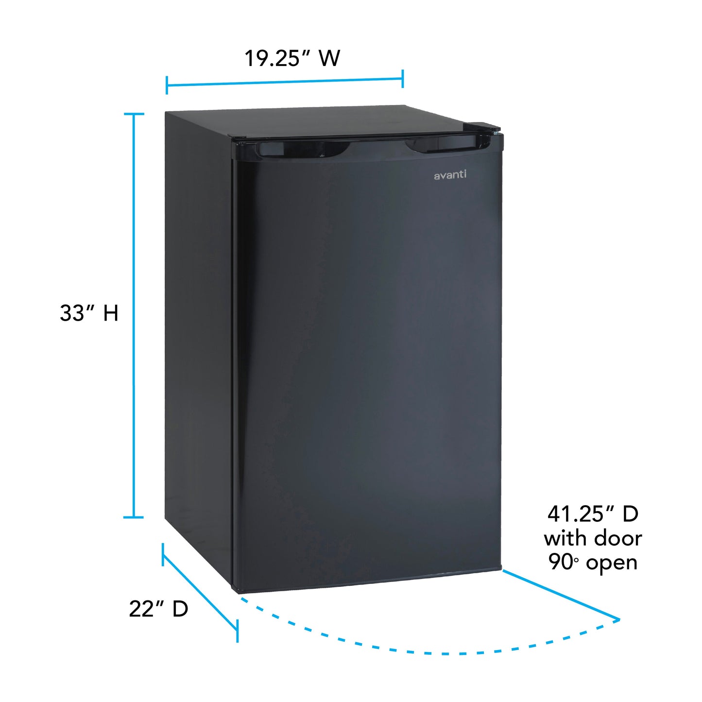 Avanti 4.4 cu. ft. Compact Refrigerator - White