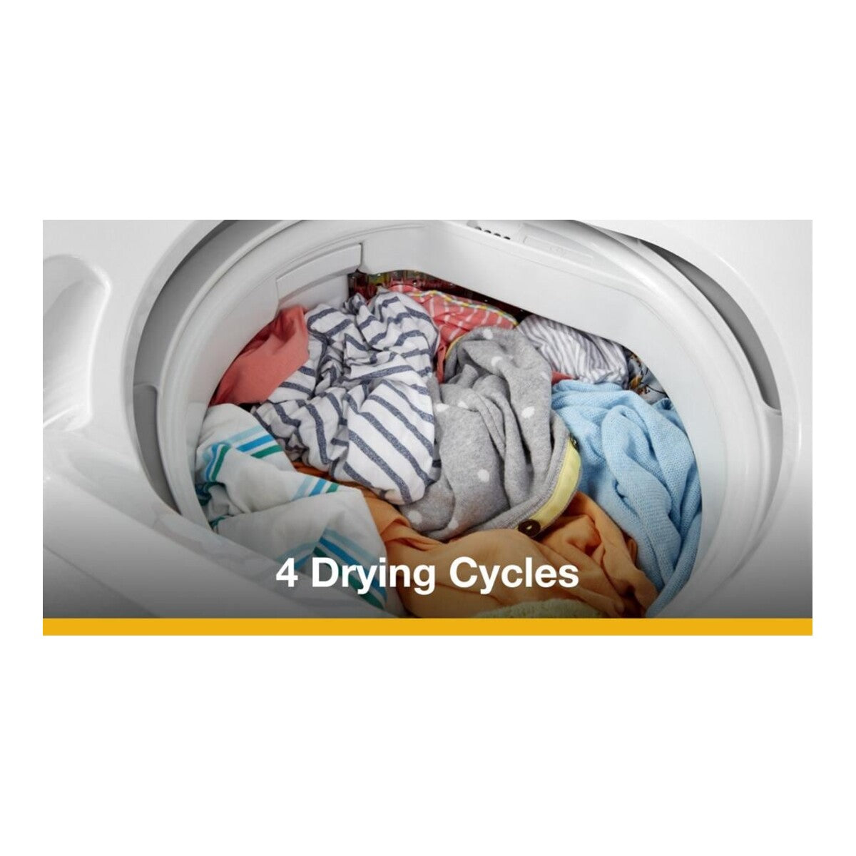 1.6 cu.ft Electric Stacked Laundry Center 6 Wash cycles and AutoDry™