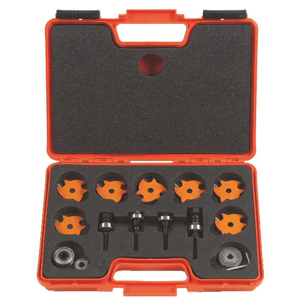 CMT Orange Tools 7 Pc Slot Cutter Set, 1/4" Shank