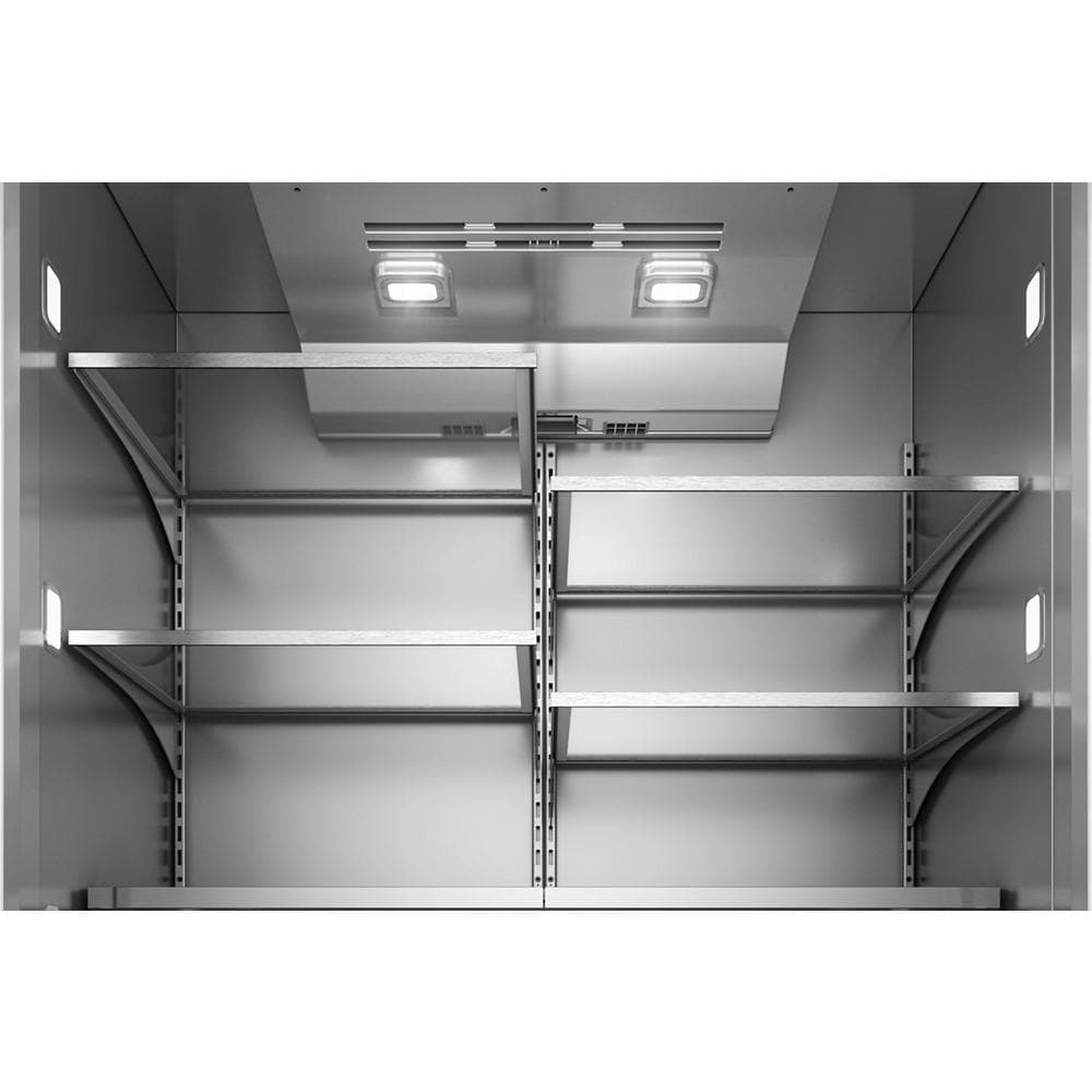 20.8 Cu. Ft. 36" Built-In Panel-Ready French Door Bottom Mount Refrigerator with Platinum Interior