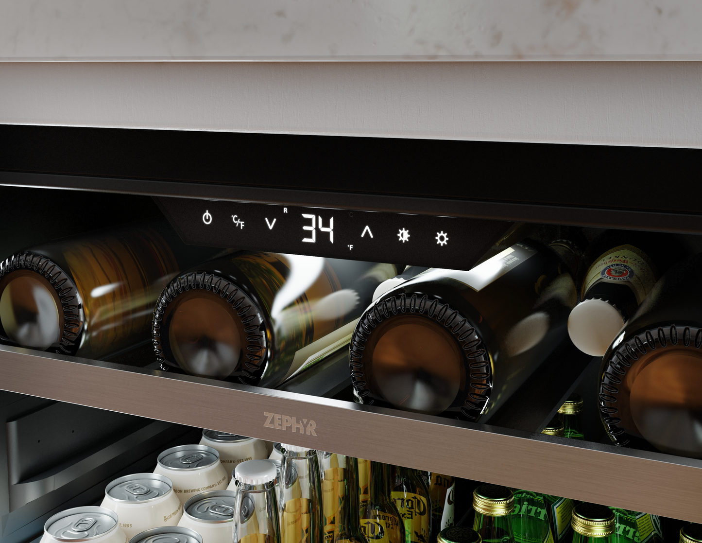 Presrv Pro Bev Cooler, 24in, UC, SS+G, 1Z