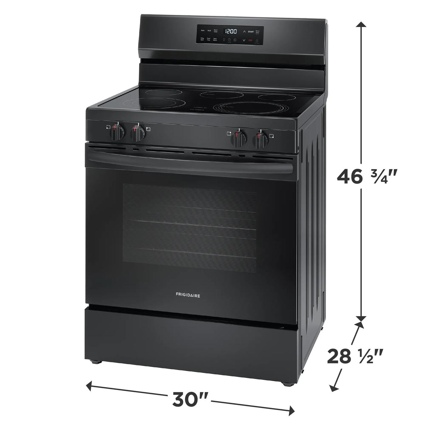 30" Electric Range with the EvenTemp®