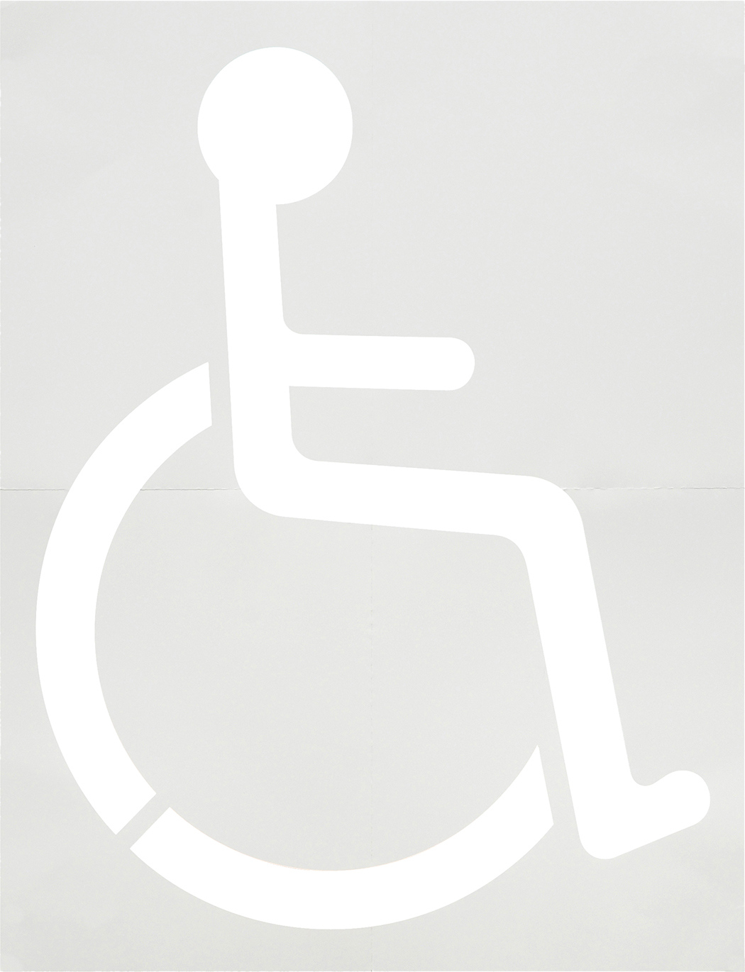 Hillman Handicapped Parking Symbol Stencil (30" x 36")