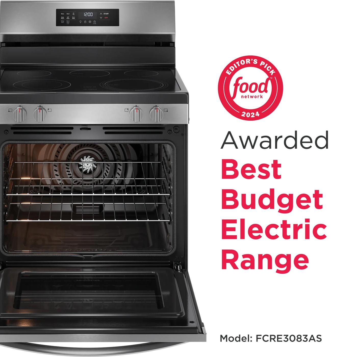 30" Electric Range with Air Fry