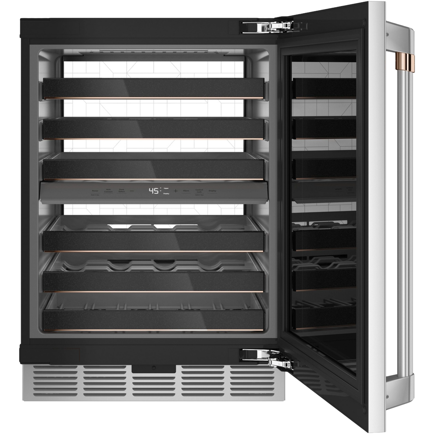 CAFÉ™ 46-Bottle Dual Zone Wine Cooler