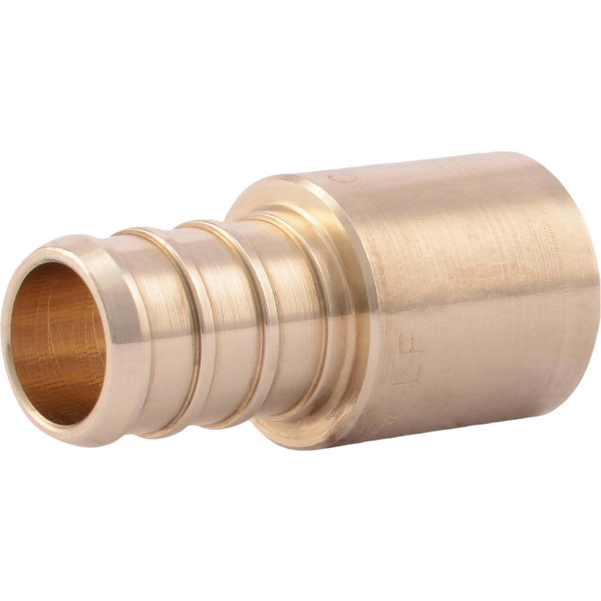 Brass adapter fitting for PEX tubing with male sweat connection in Pipes & Fittings and Plumbing collections under $50