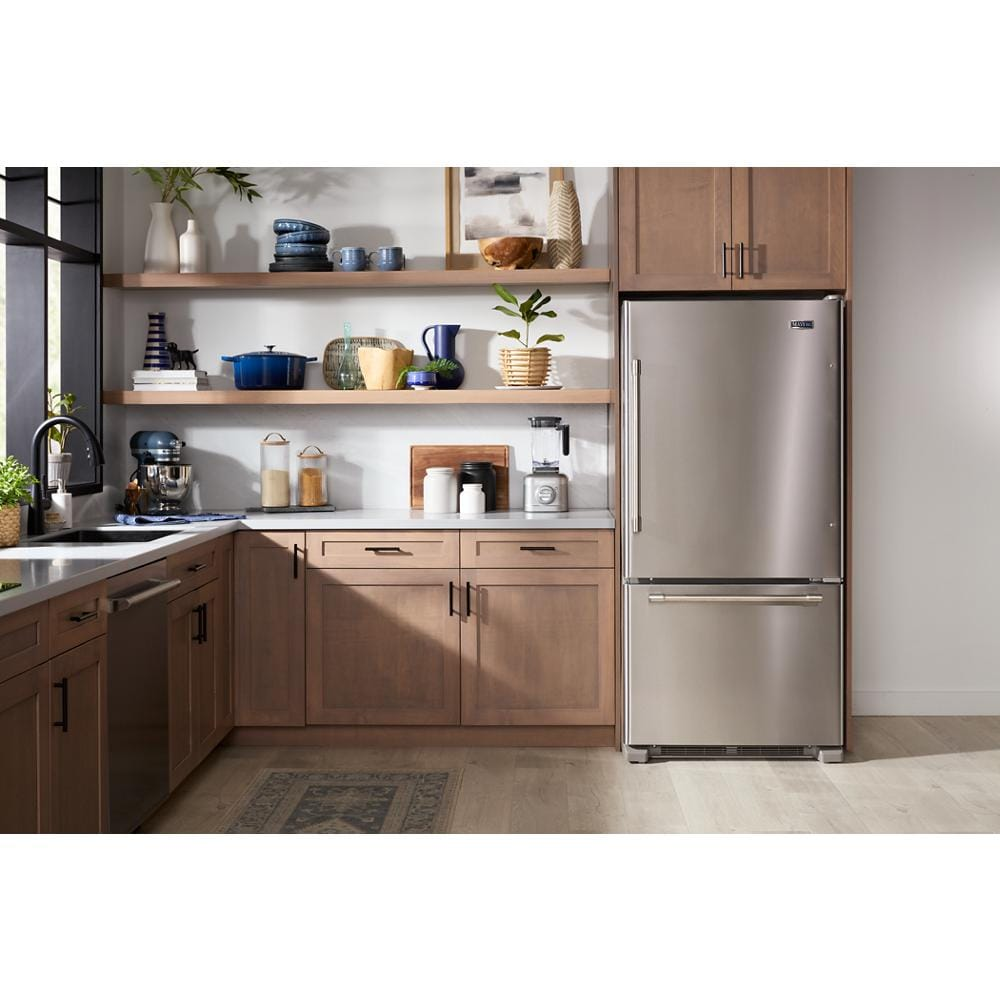 33-Inch Wide Bottom Mount Refrigerator - 22 Cu. Ft.