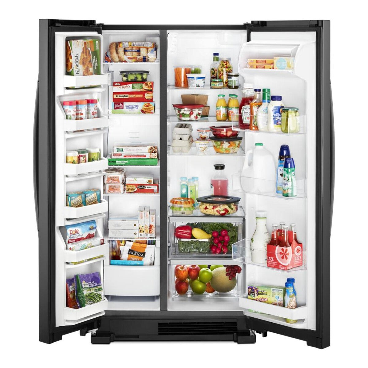 36-inch Wide Side-by-Side Refrigerator - 25 cu. ft.