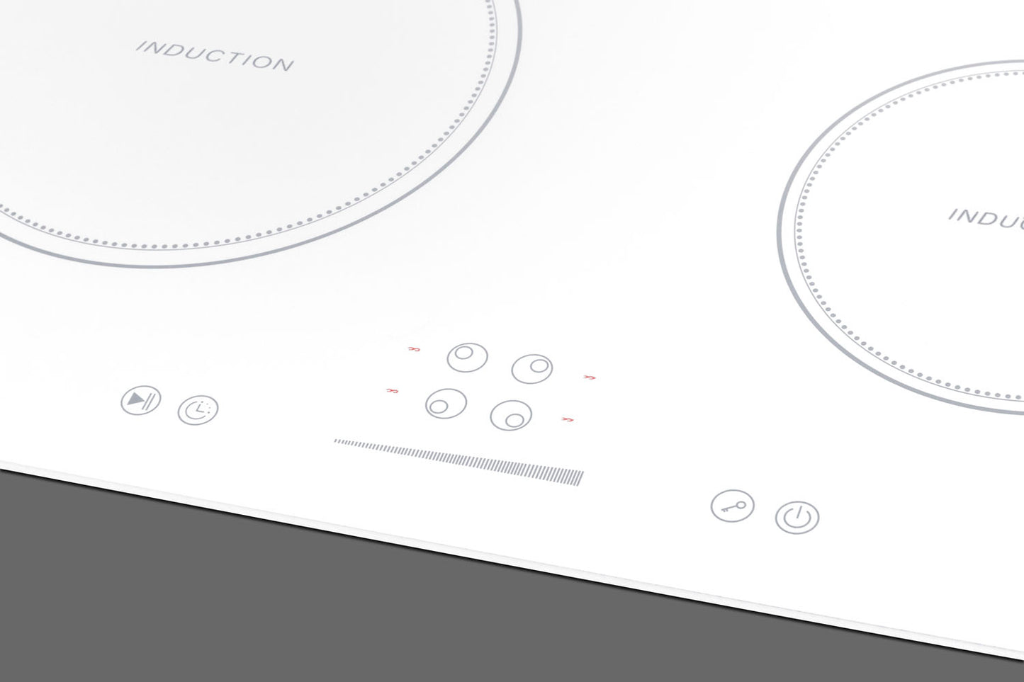 24" Wide 208-240V 4-Zone Induction Cooktop