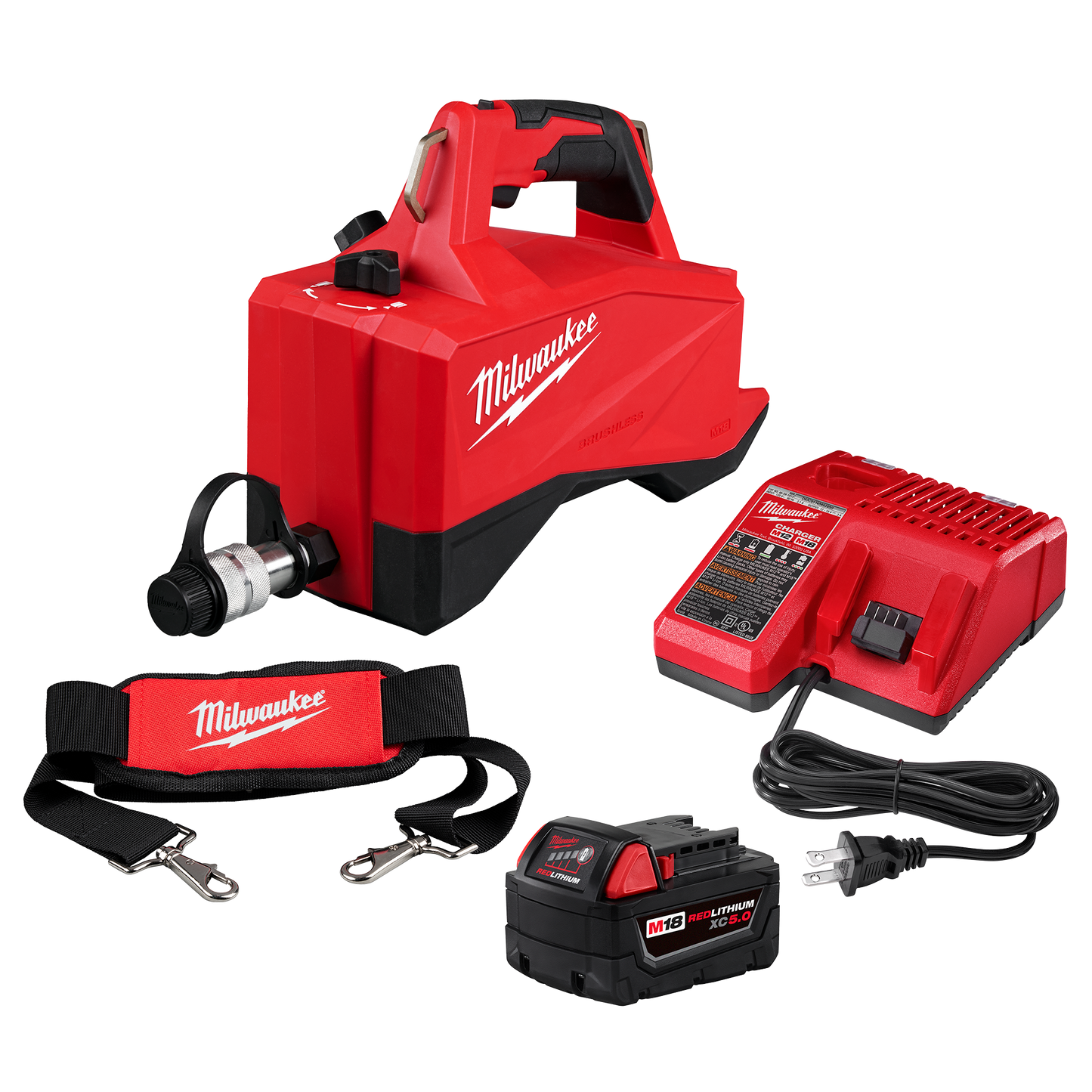 Milwaukee M18™ Brushless Single Acting 60in3 10,000psi Hydraulic Pump