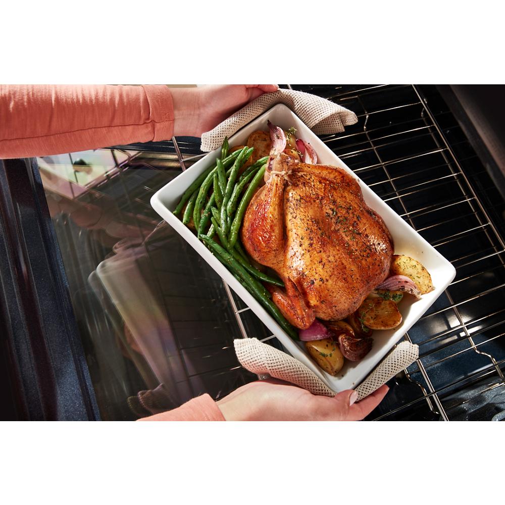 30-inch Electric Smart Range with Air Cooking Technology, No Preheat Air Fry, High Speed Preheat Oven, WipeClean™ Coating, and Steam/Self Clean